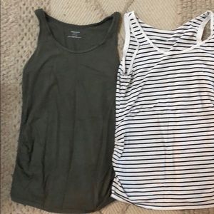 2 maternity top tanks